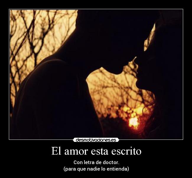 El amor esta escrito -