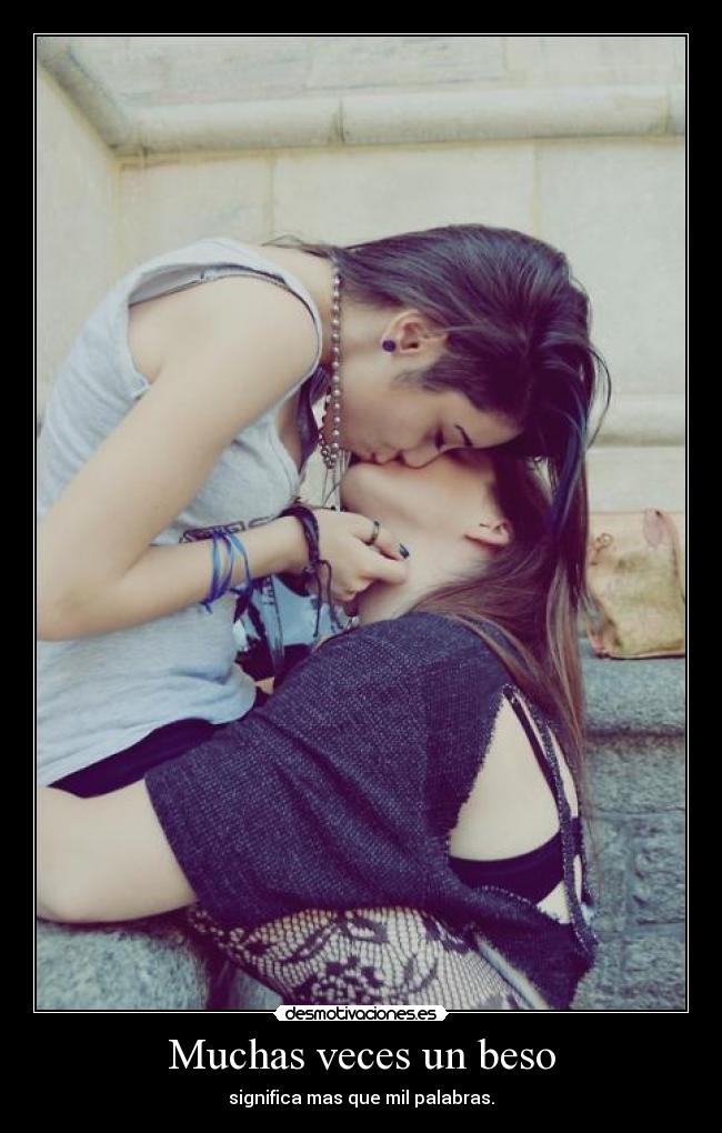 Muchas veces un beso -