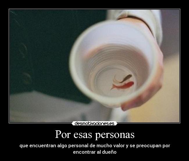 Por esas personas - 