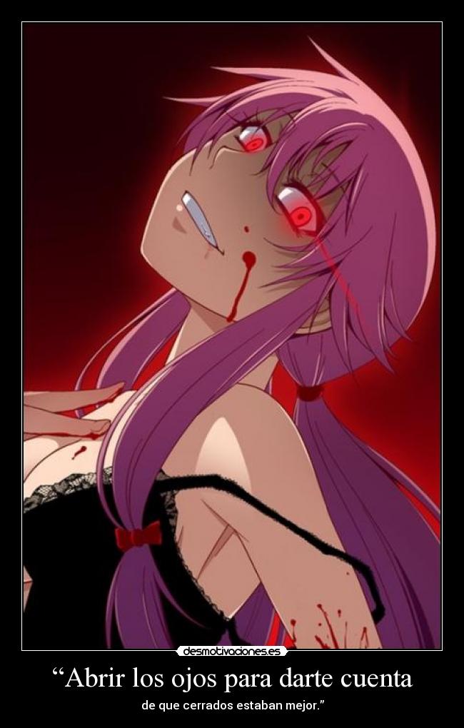 “Abrir los ojos para darte cuenta -