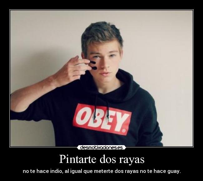 Pintarte dos rayas - 