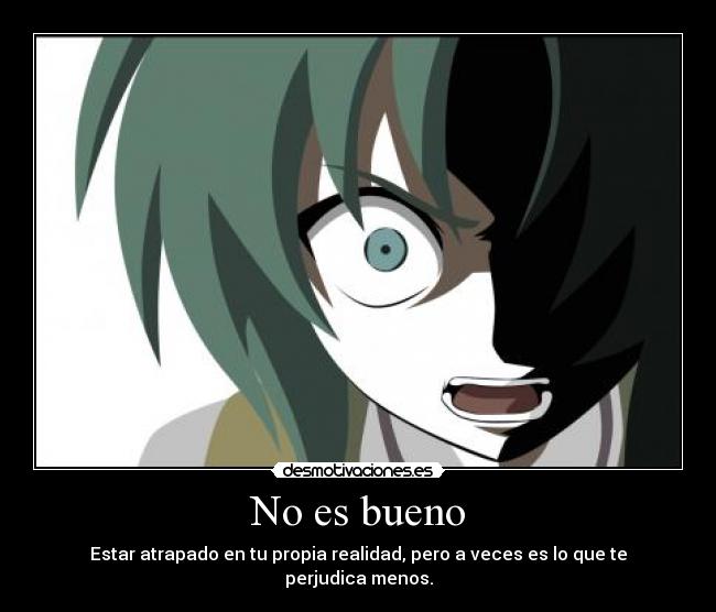 No es bueno -
