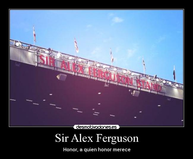 carteles manchester united manutdmx sir alex ferguson desmotivaciones