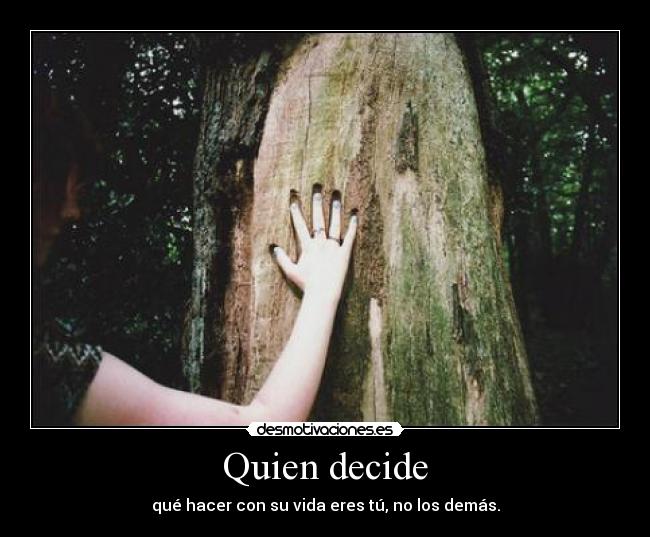 Quien decide - 