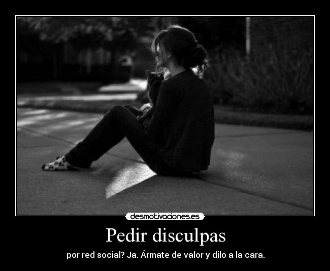 Pedir disculpas - 