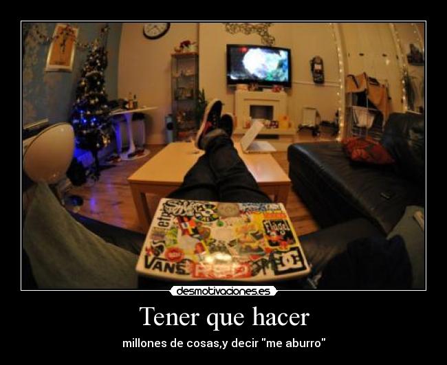 Tener que hacer -