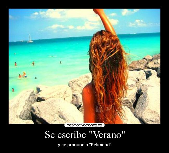 Se escribe Verano -