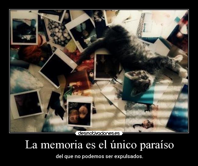 La memoria es el único paraíso -