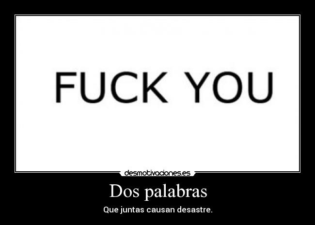 Dos palabras - 
