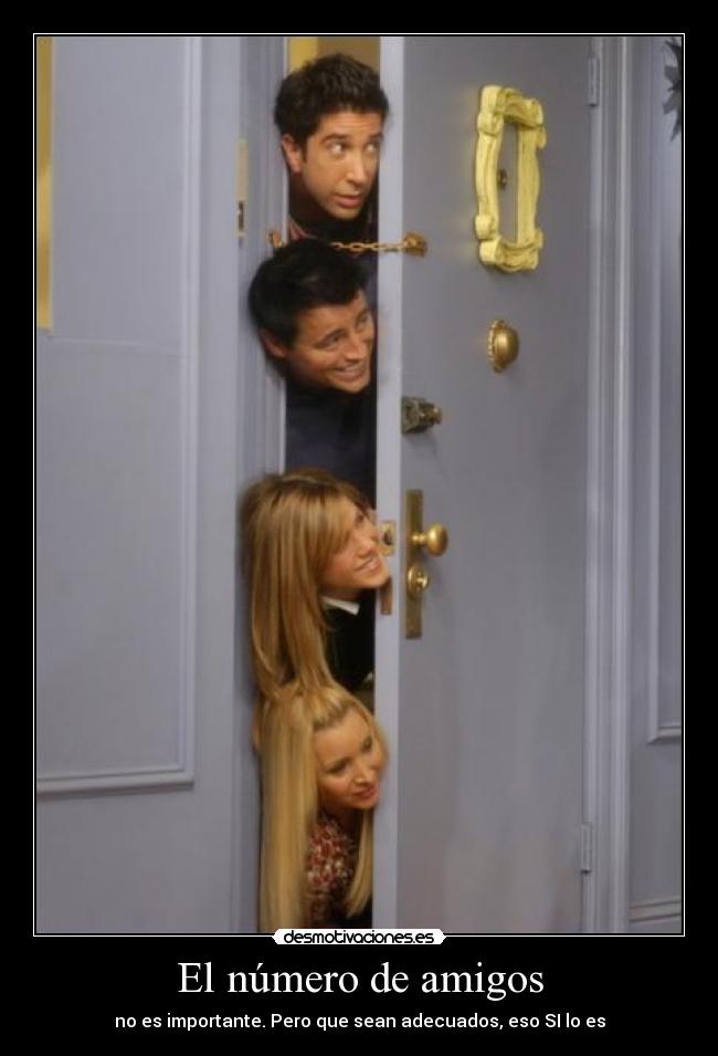 El número de amigos Desmotivaciones