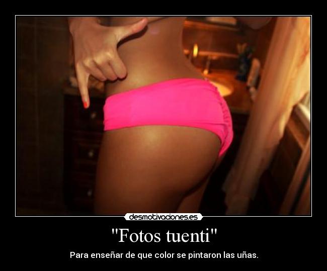 Fotos tuenti - Para enseñar de que color se pintaron las uñas.