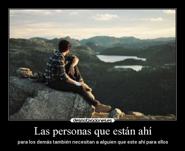 Las personas que están ahí - 