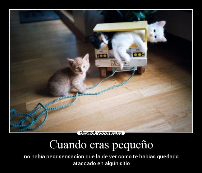 Cuando eras pequeño - 