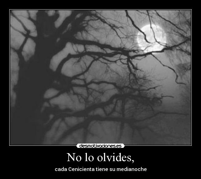 No lo olvides, - 