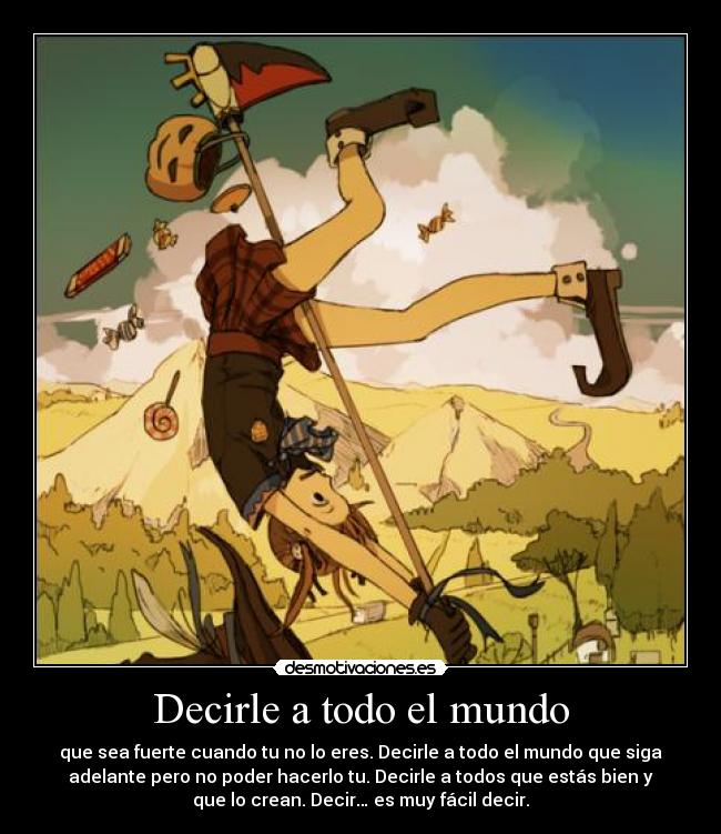 Decirle a todo el mundo -