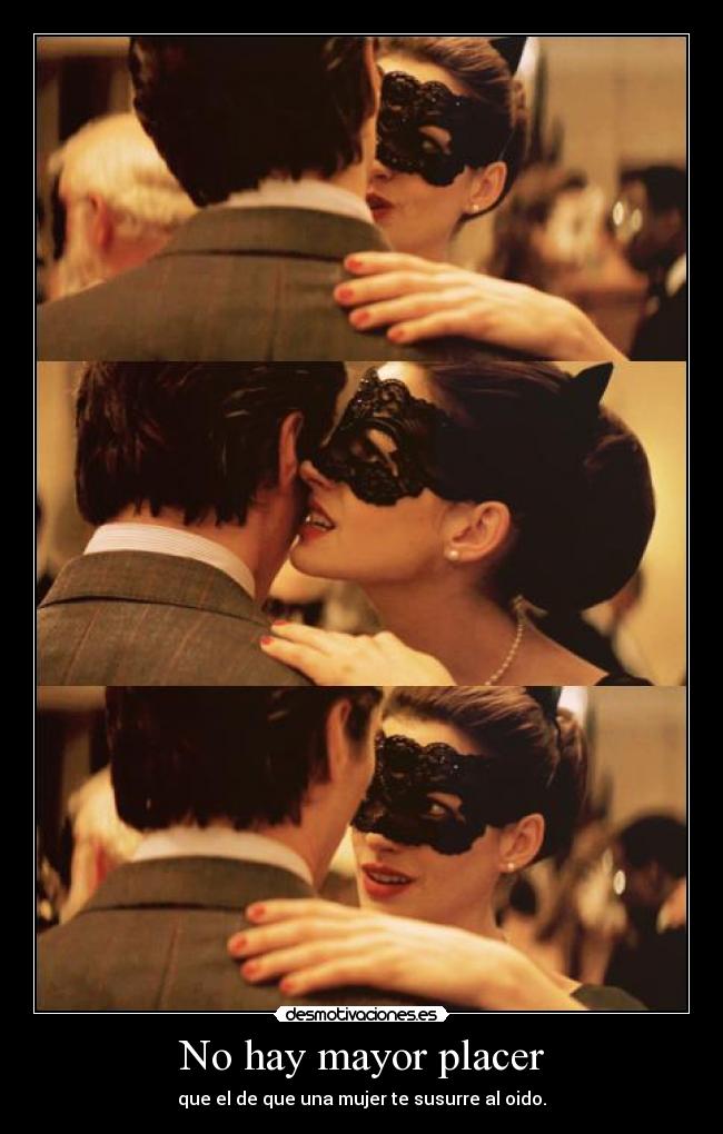 No hay mayor placer -