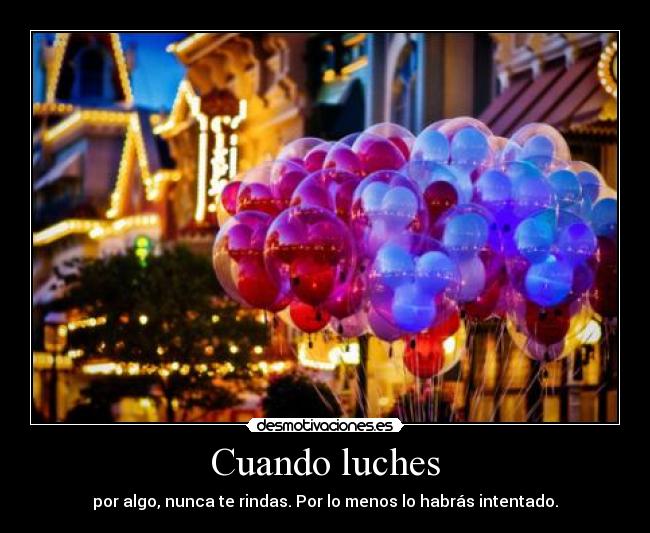 Cuando luches - 