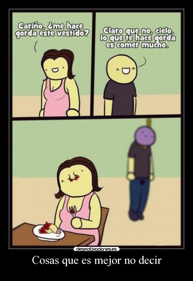 Cosas que es mejor no decir - 