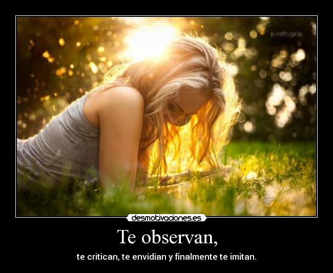 Te observan, - 