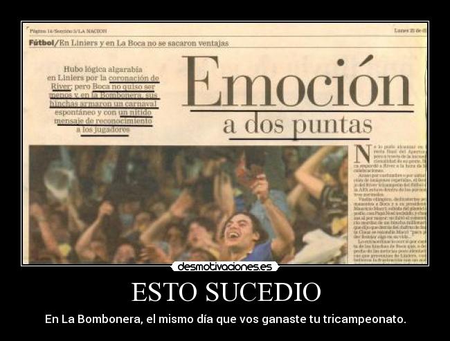 carteles boca juniors desmotivaciones