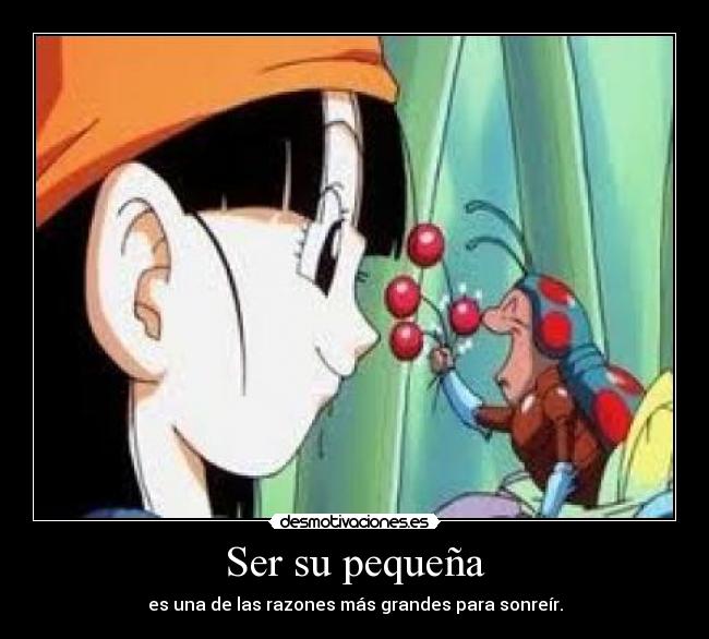 Ser su pequeña - es una de las razones más grandes para sonreír.