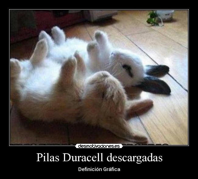 Pilas Duracell descargadas -