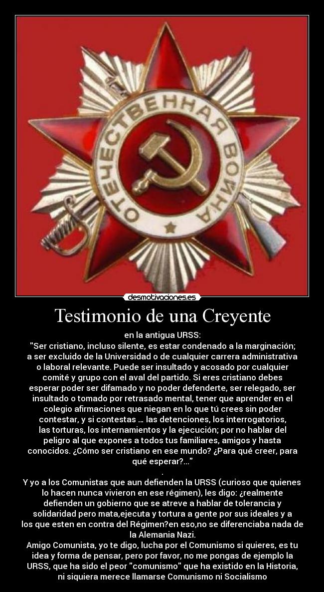 Testimonio de una Creyente -