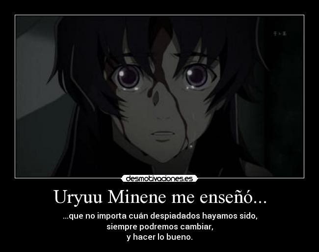 carteles uryuu minene mirai nikki anime cambio bueno terrorismo desmotivaciones