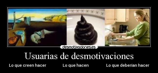 Usuarias de desmotivaciones - 