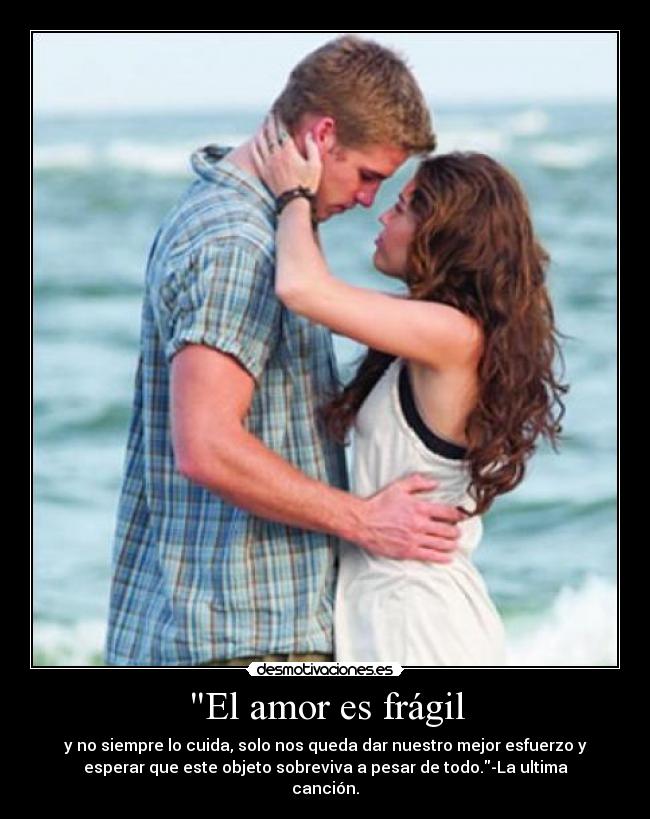 El amor es frágil - 
