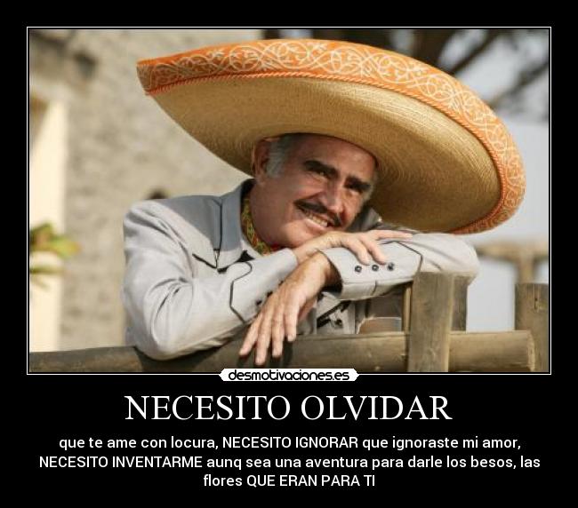 NECESITO OLVIDAR - 