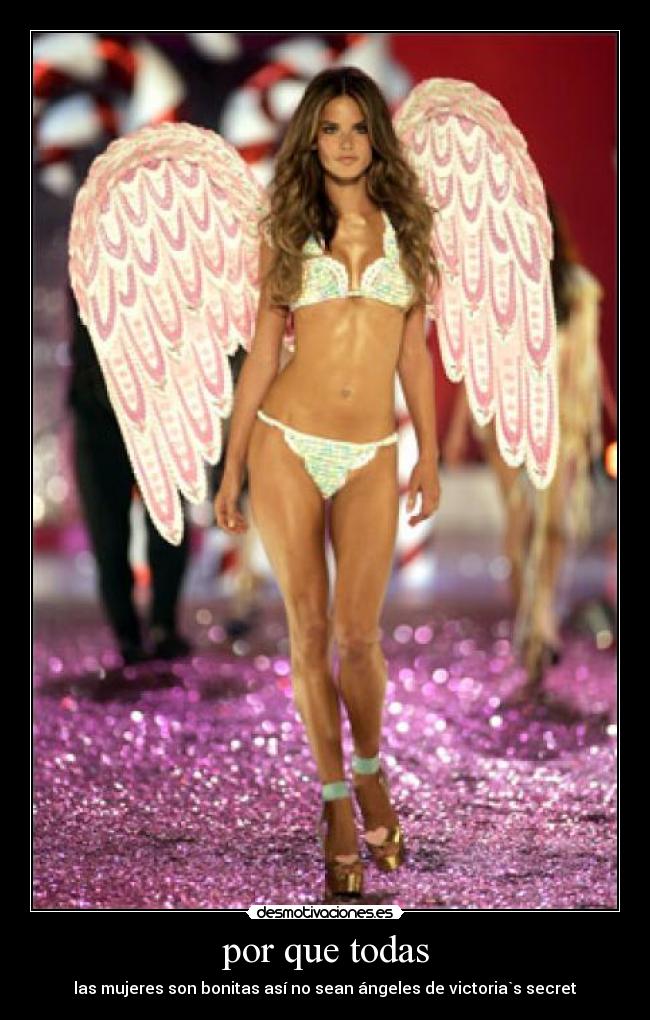 carteles solo victorias secret tiene las mujeres mas bonitas desmotivaciones