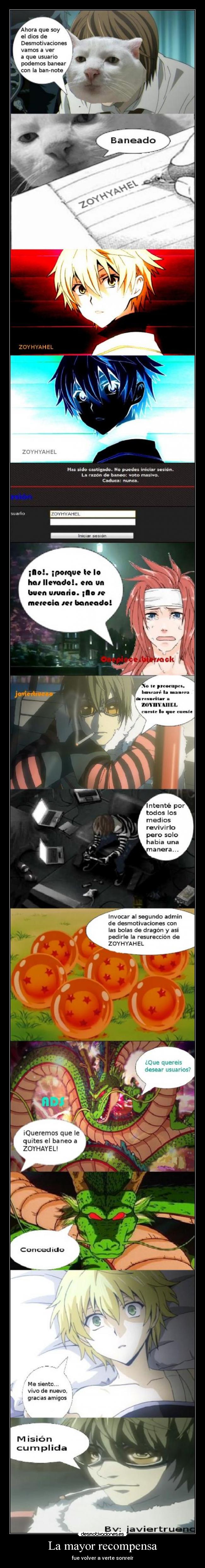 carteles death note matt tales zelos dragon ball pandora hearts desmotivaciones