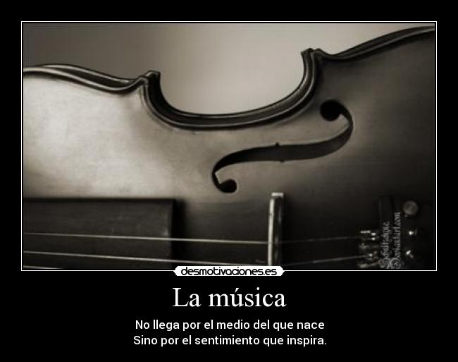 La música -