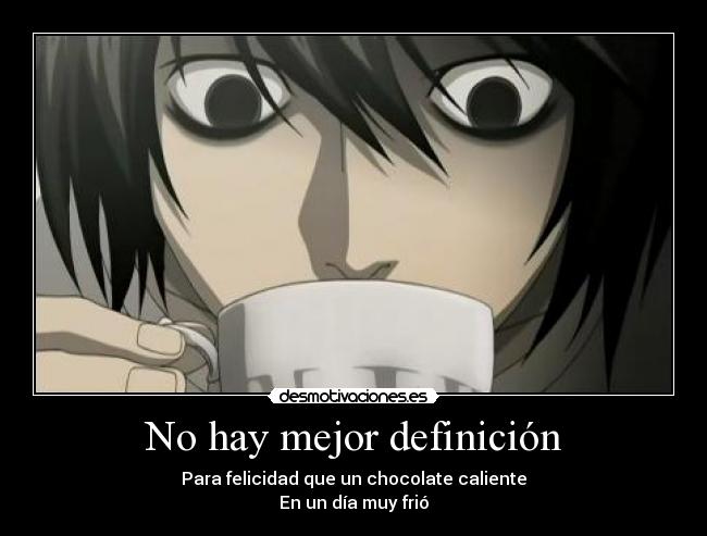 carteles lawliet death note lovemugler hoy morire estudiando desmotivaciones