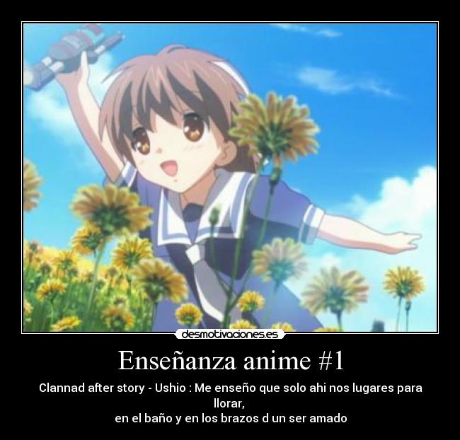 carteles anime ensenansa anime desmotivaciones