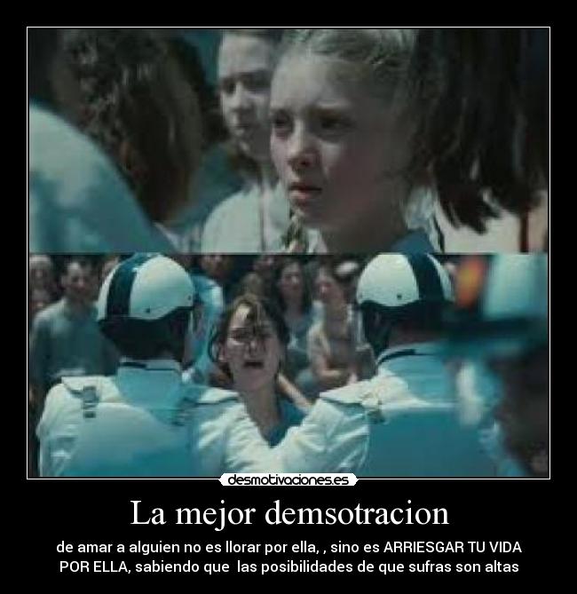 La mejor demsotracion -