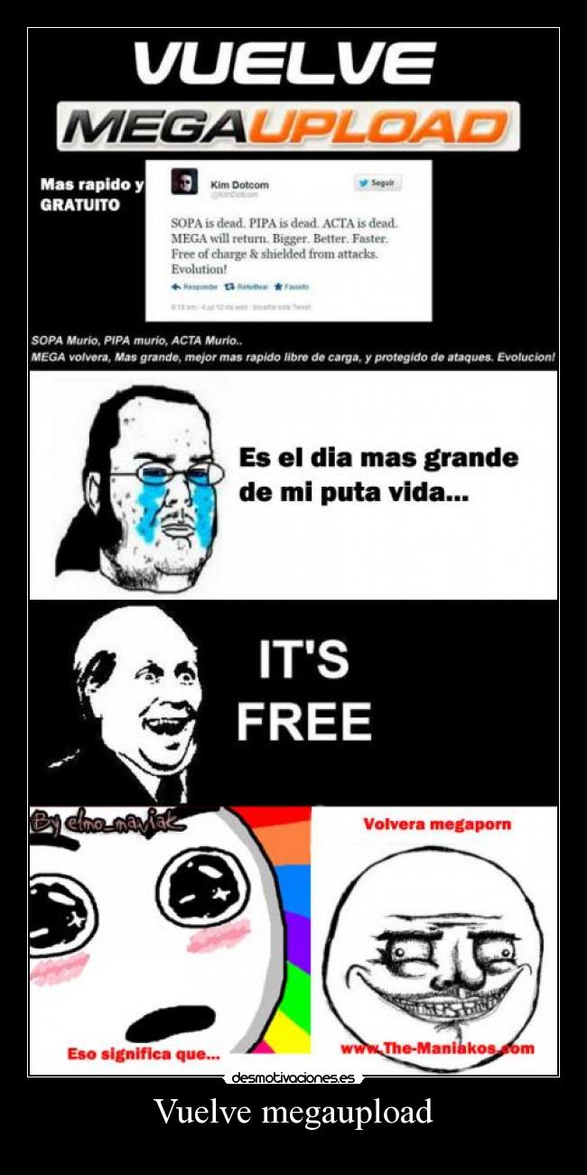 Vuelve megaupload -