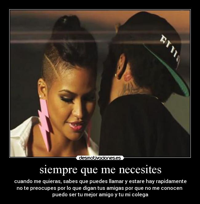 siempre que me necesites - 