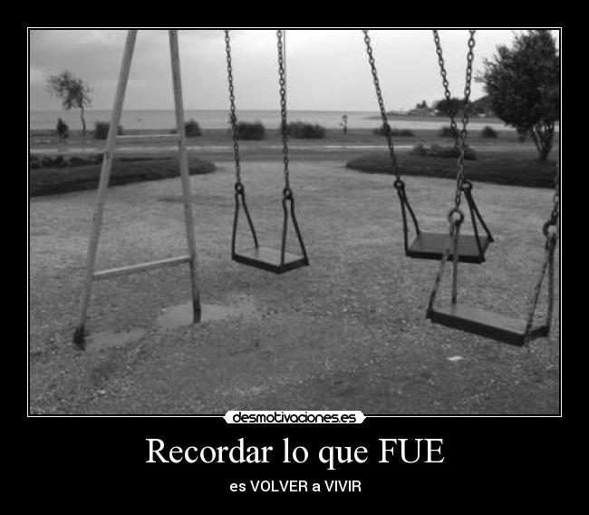 Recordar lo que FUE - 