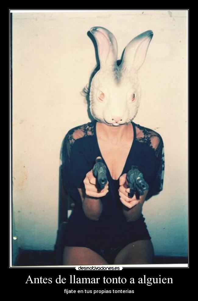 Antes de llamar tonto a alguien - fíjate en tus propias tonterias