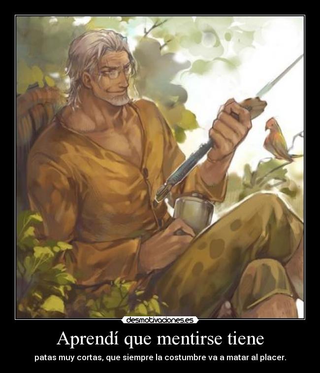 carteles one piece rayleigh manga anime frase las pastillas del abuelo ella casada desmotivaciones