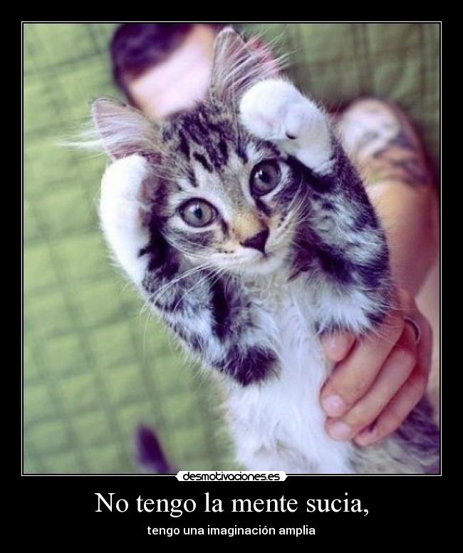 No tengo la mente sucia, - 