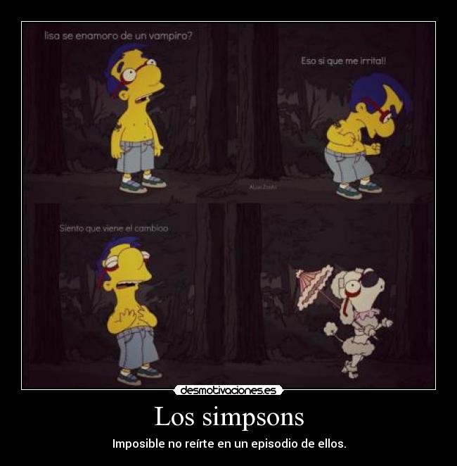 Los simpsons - Imposible no reírte en un episodio de ellos.