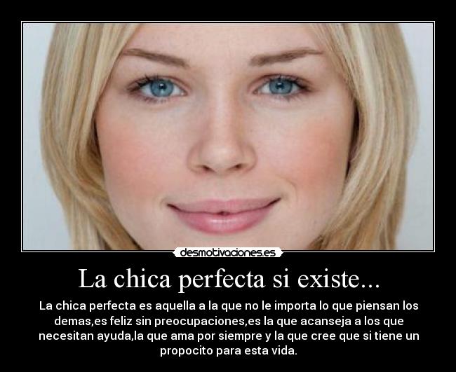La chica perfecta si existe... - 