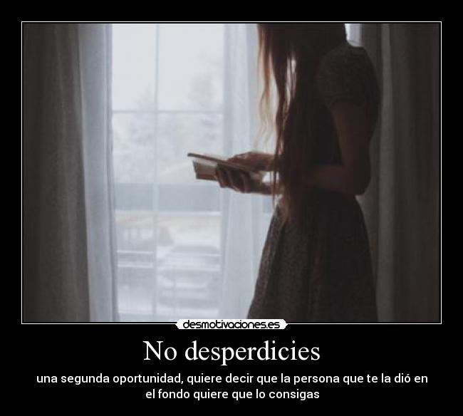 No desperdicies - 