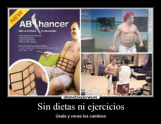 Sin dietas ni ejercicios -