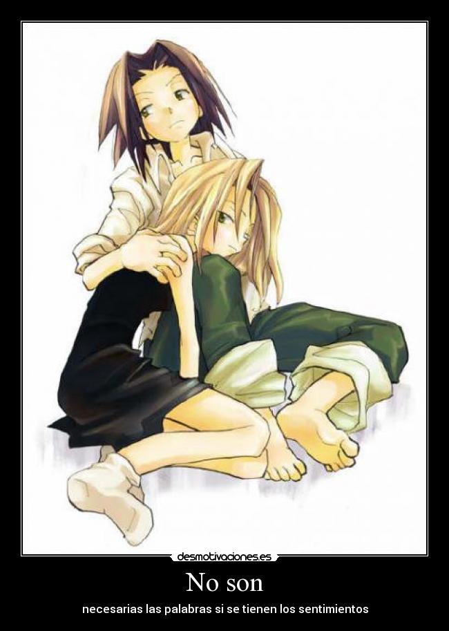 No son - necesarias las palabras si se tienen los sentimientos