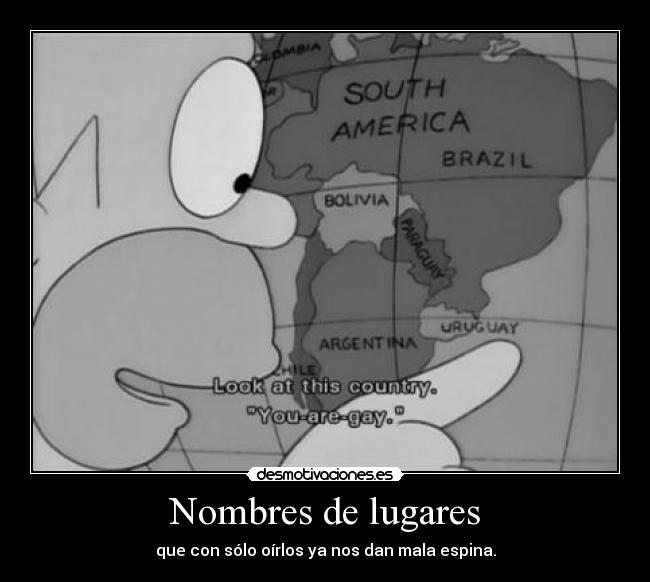 Nombres de lugares - que con sólo oírlos ya nos dan mala espina.