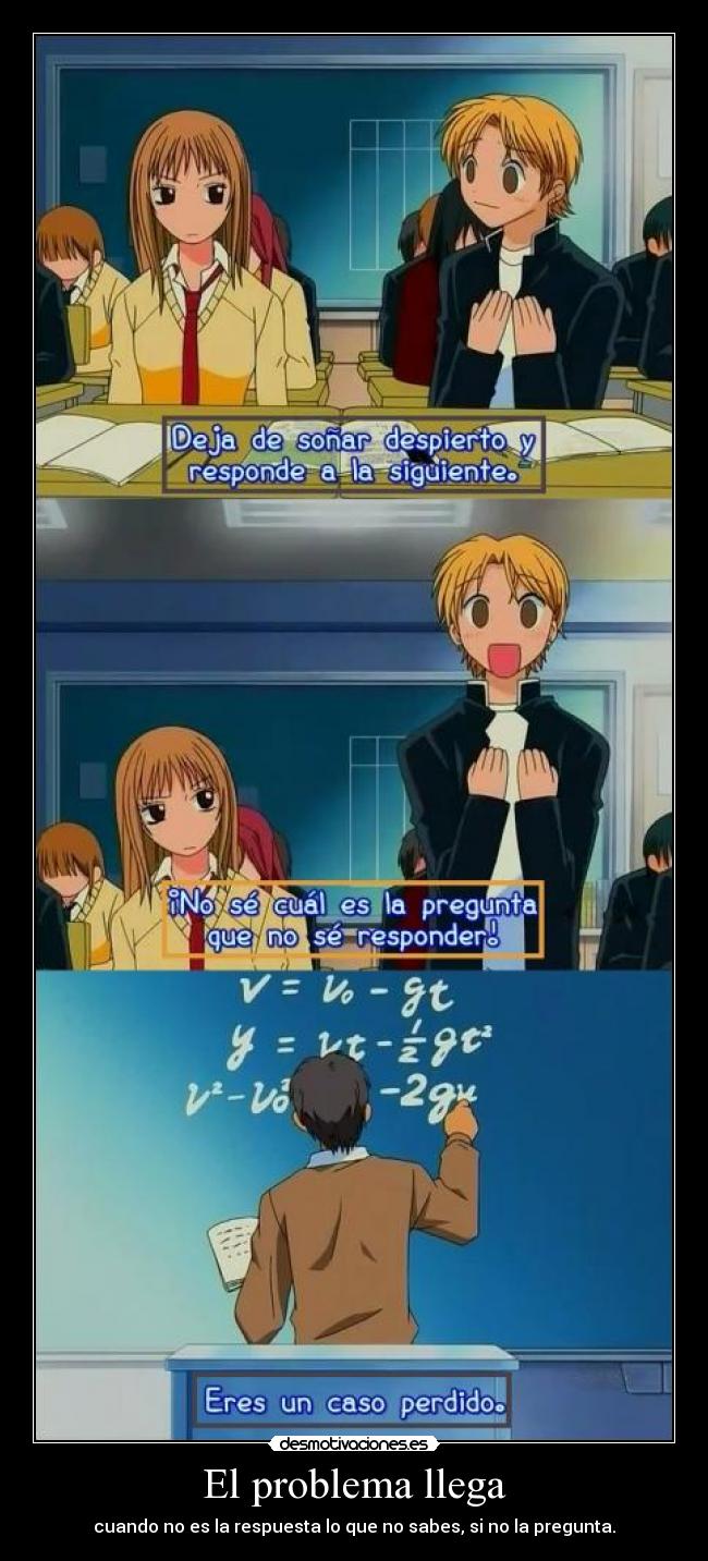 carteles raptorhunters nigatsu harukaze anime aishiteruze baby kippei profesor sensei pregunta desmotivaciones